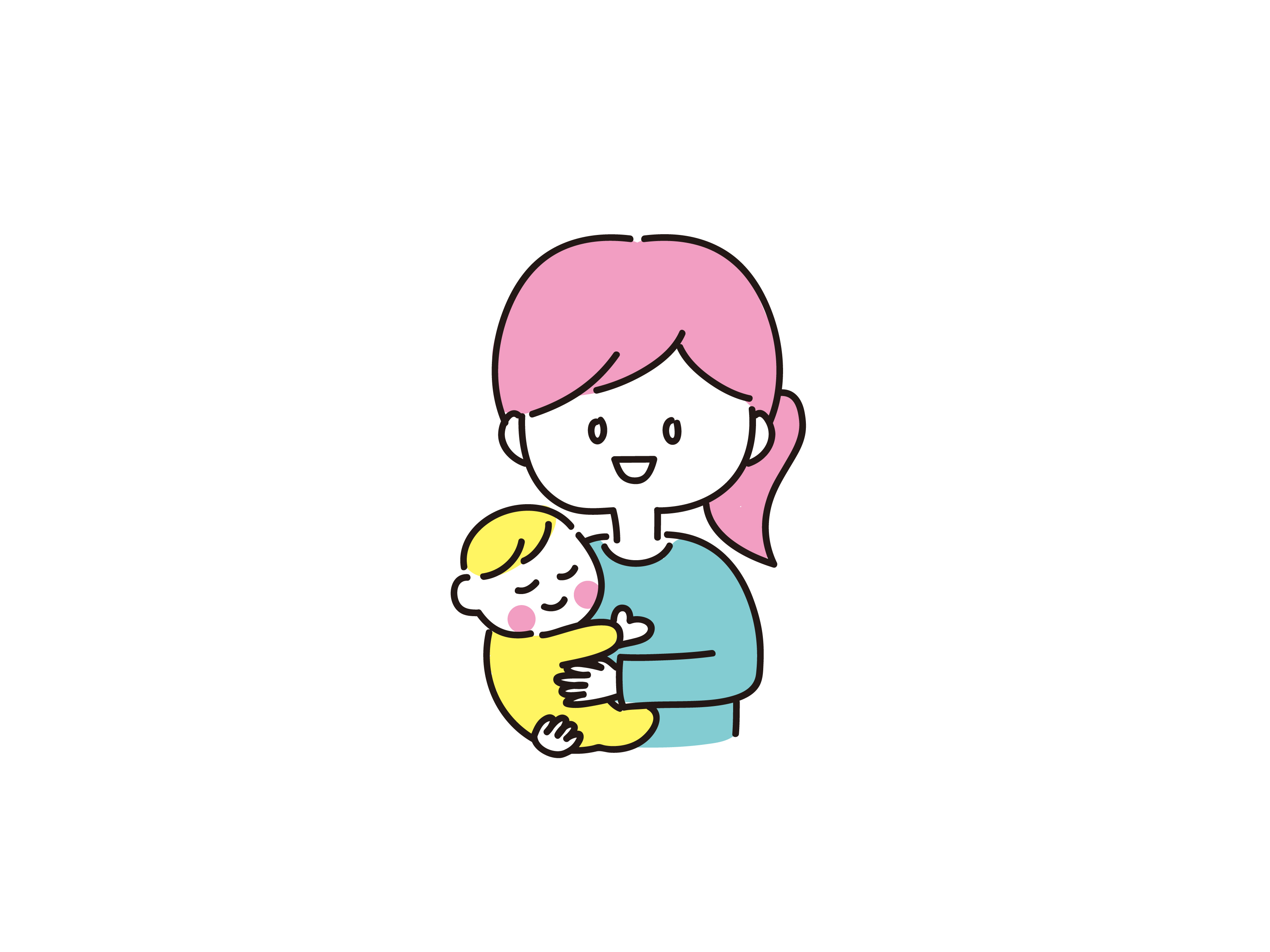 ママと赤ちゃん①